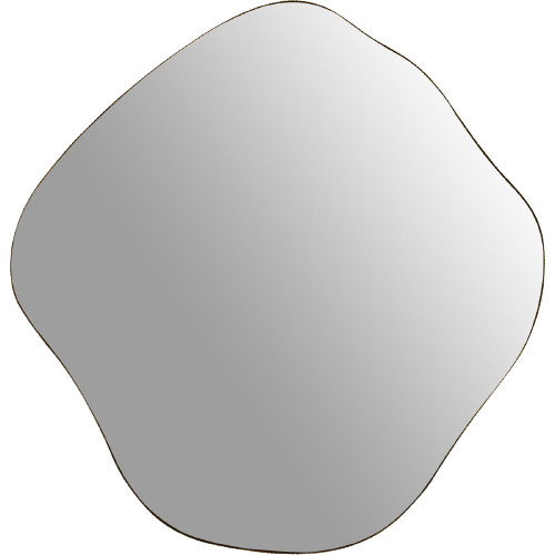 Metal Framed Mirror Aged Champagne Various Sizes