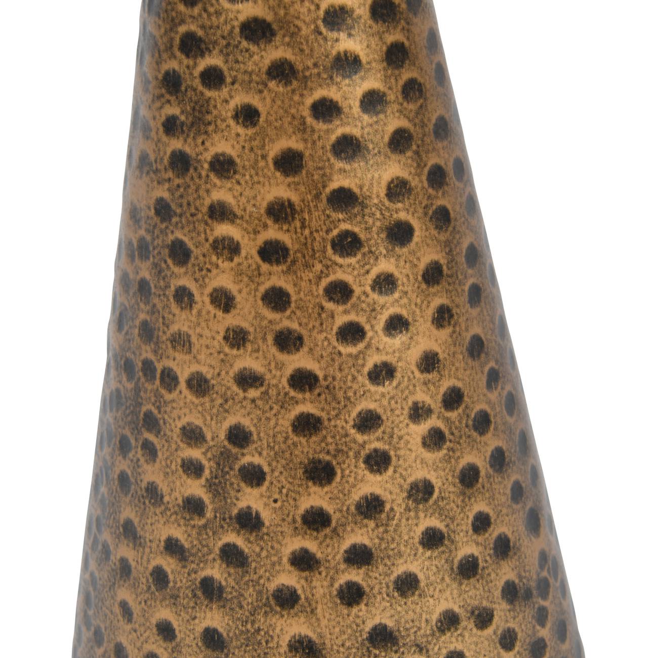 Iron and Hammered Glass Table Hurricane - Medium and Large Sizes