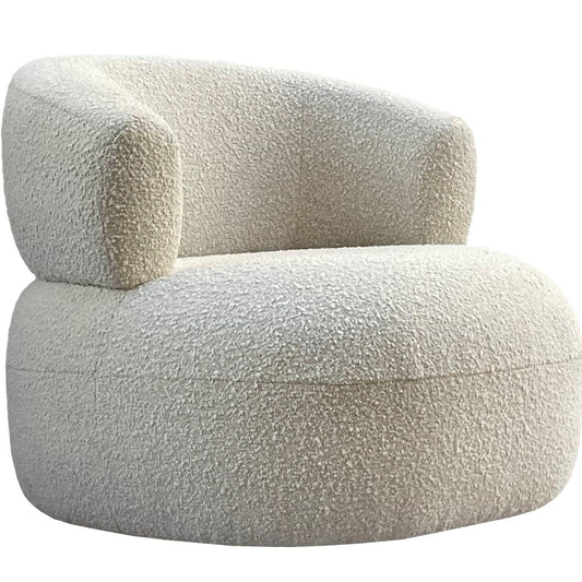 Olivia Occasional Chair in Boucle Ivory