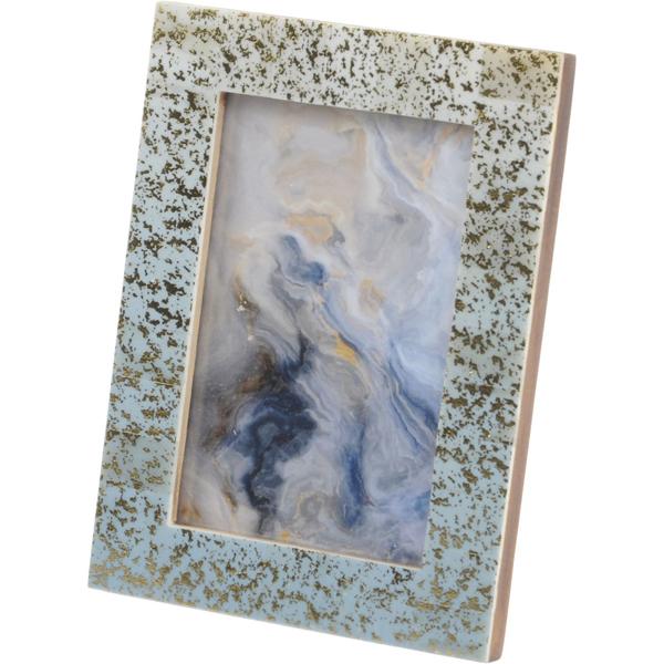 Libra Blue Bone Photo Frame
