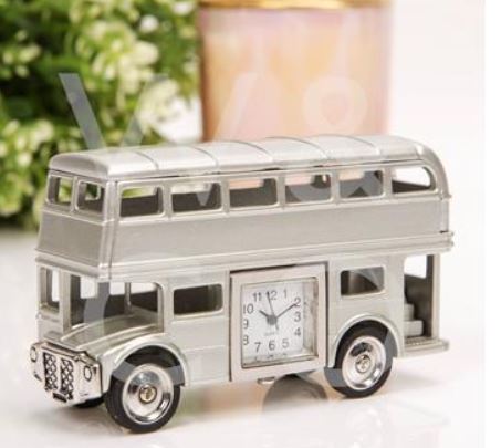 WILLIAM WIDDOP® MINIATURE CLOCK - Double Decker Bus