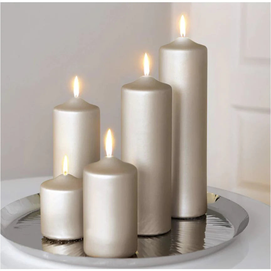 Taupe Candle 15cm