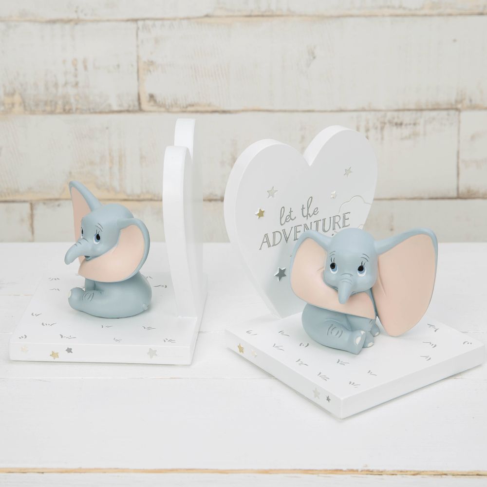 DISNEY MAGICAL BEGINNINGS MOULDED BOOKENDS - DUMBO