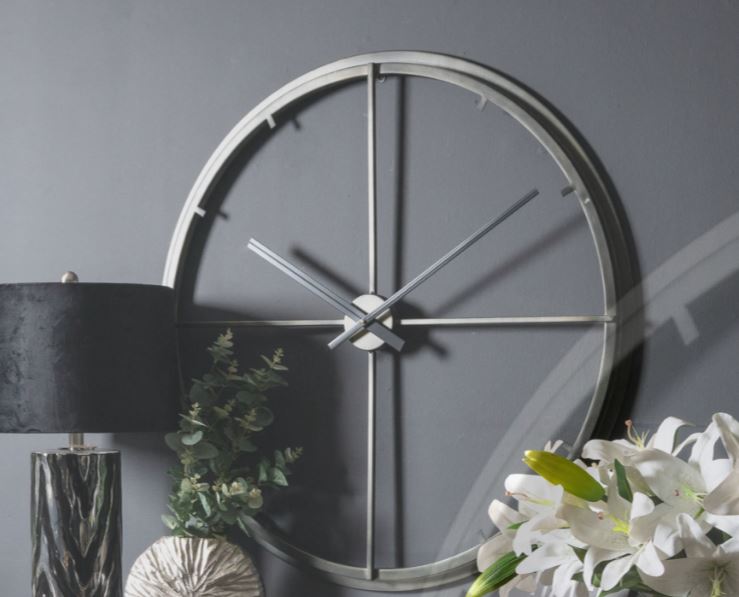 Large Skeleton Contemporary Clock