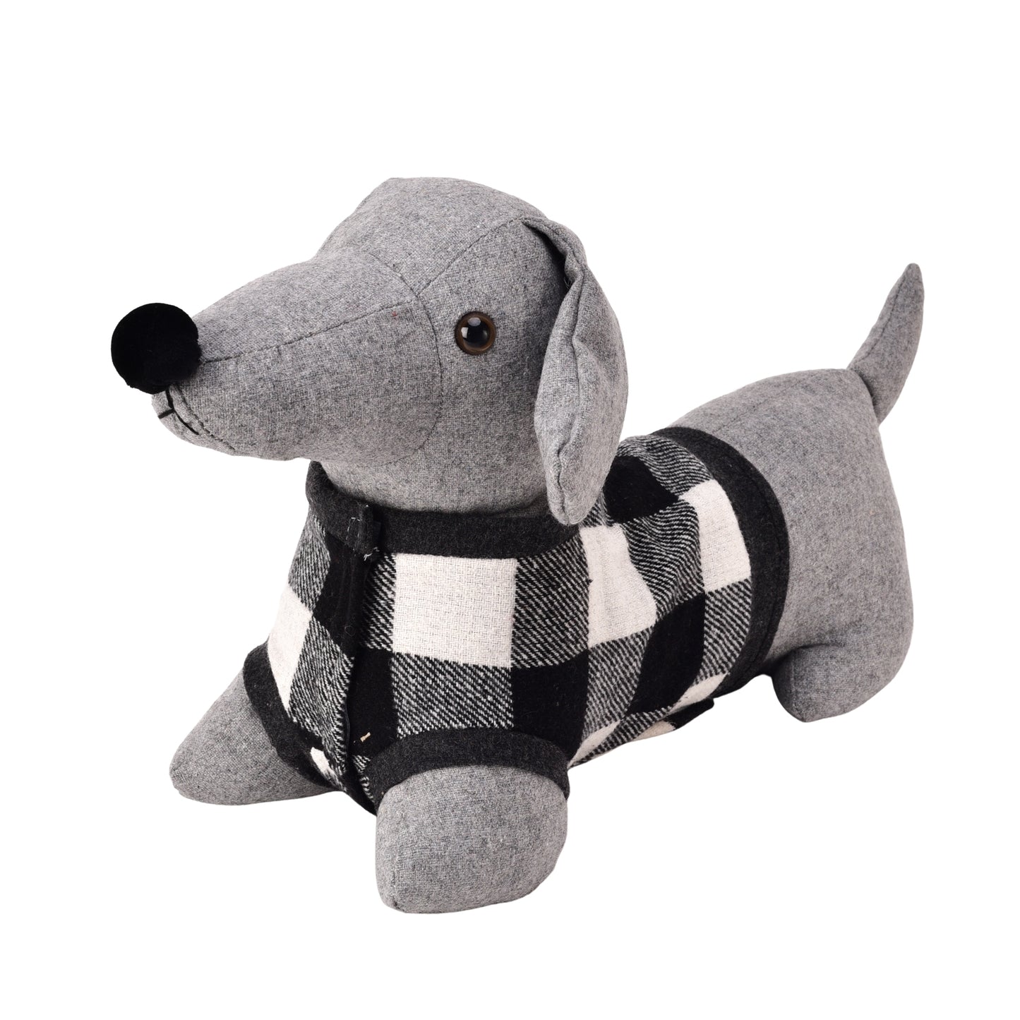 HESTIA® Fabric Sausage Dog Door Stop