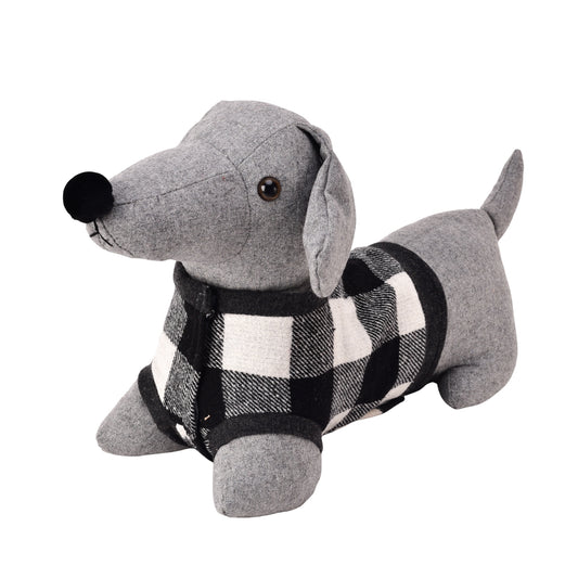 HESTIA® Fabric Sausage Dog Door Stop