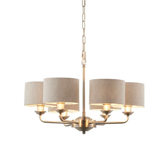 Highclere 6lt pendant