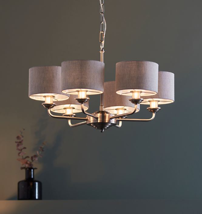 Highclere 6lt pendant