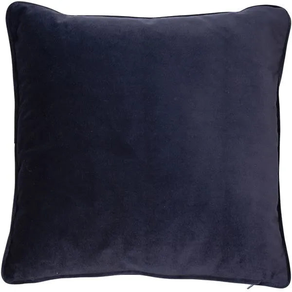 Coussin Velours Marine 2 Tailles 