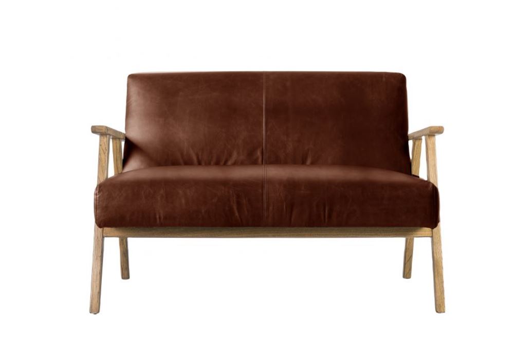 Neyland 2 Seater Leather Sofa