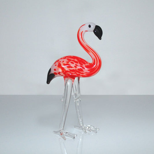 Object D'Art Minuture Glass Flamingo