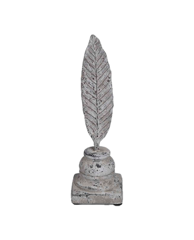 Stone Feather Ornament
