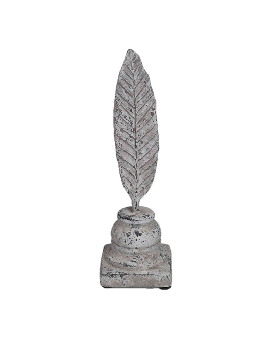 Stone Feather Ornament