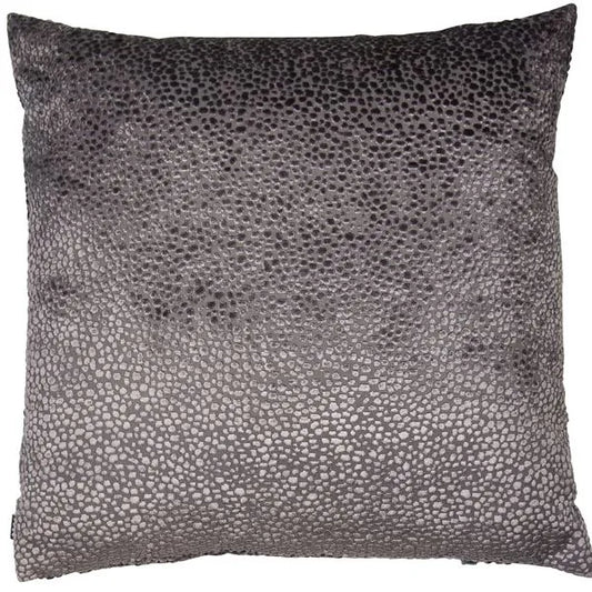 Grey Velvet Dots Cushion 2 Sizes