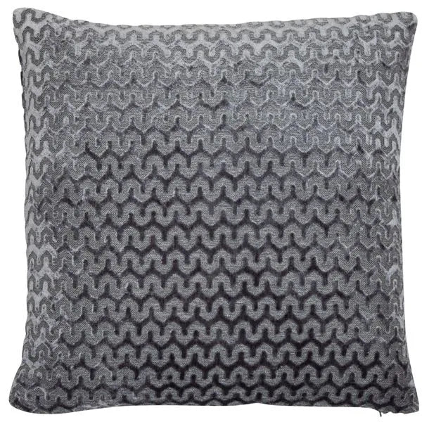Slate Grey Velvet Cushion 43x43cm