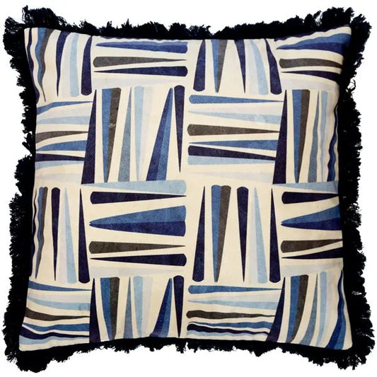 Geometric Velvet Cushion Various Colours 45x45cm