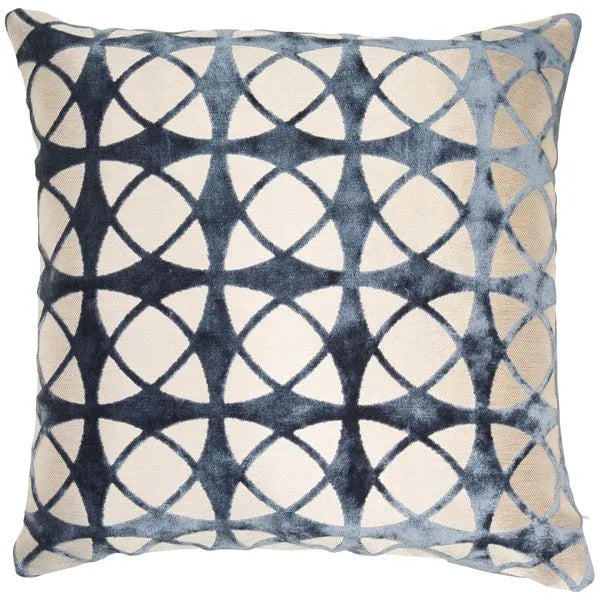 Spiral Blue Cushion