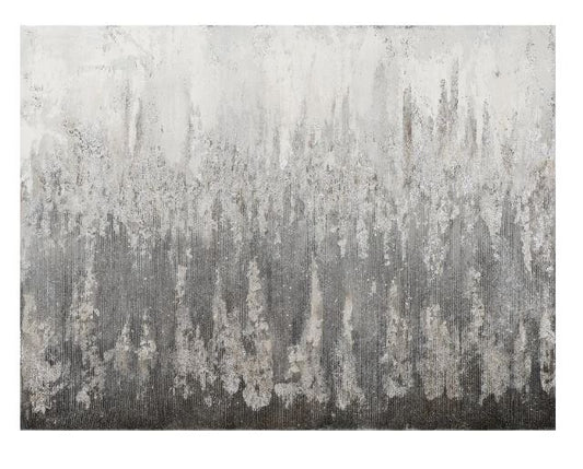 Silver Explosion Canvas