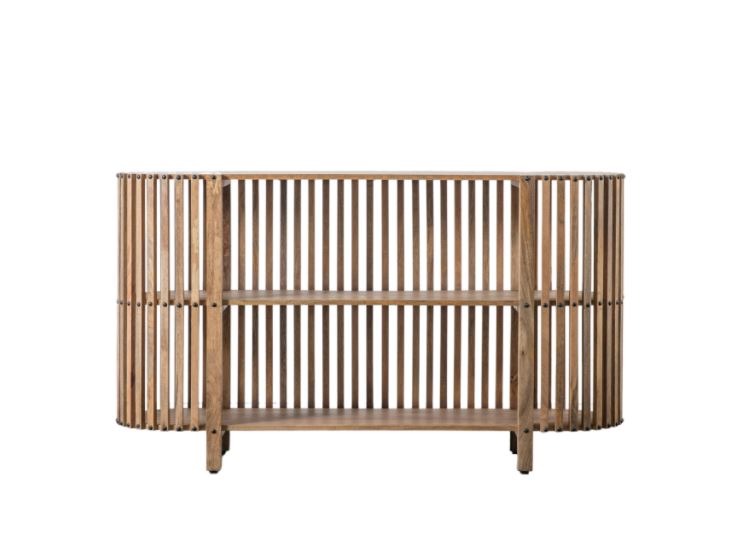 Voss Slatted Console Table