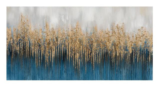 Azures Oil Painted Canvas