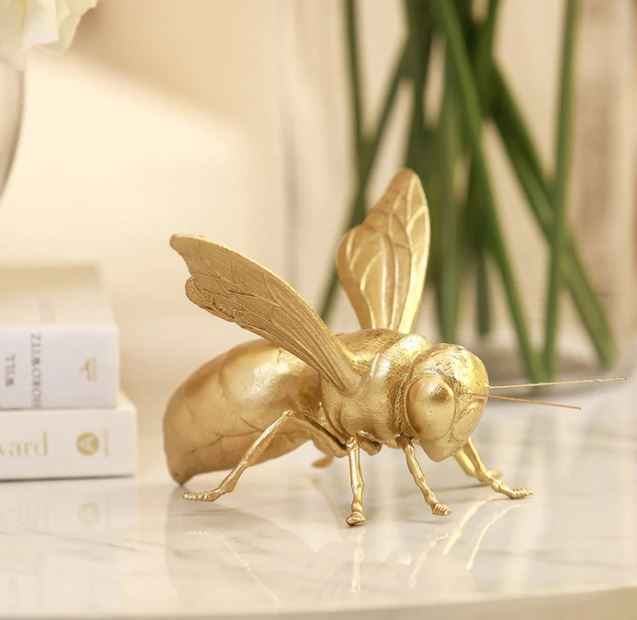 Gold Decorative Bee Ornament