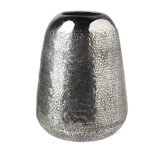 Antique Silver Metal Vase 35cm
