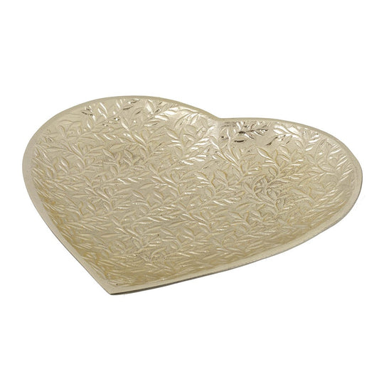 Gold Heart Dish Large