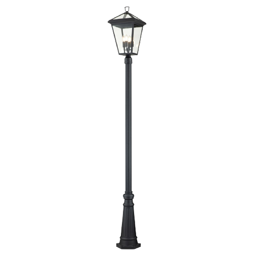 Lamp Post Lantern In Museum Black Finish IP44
