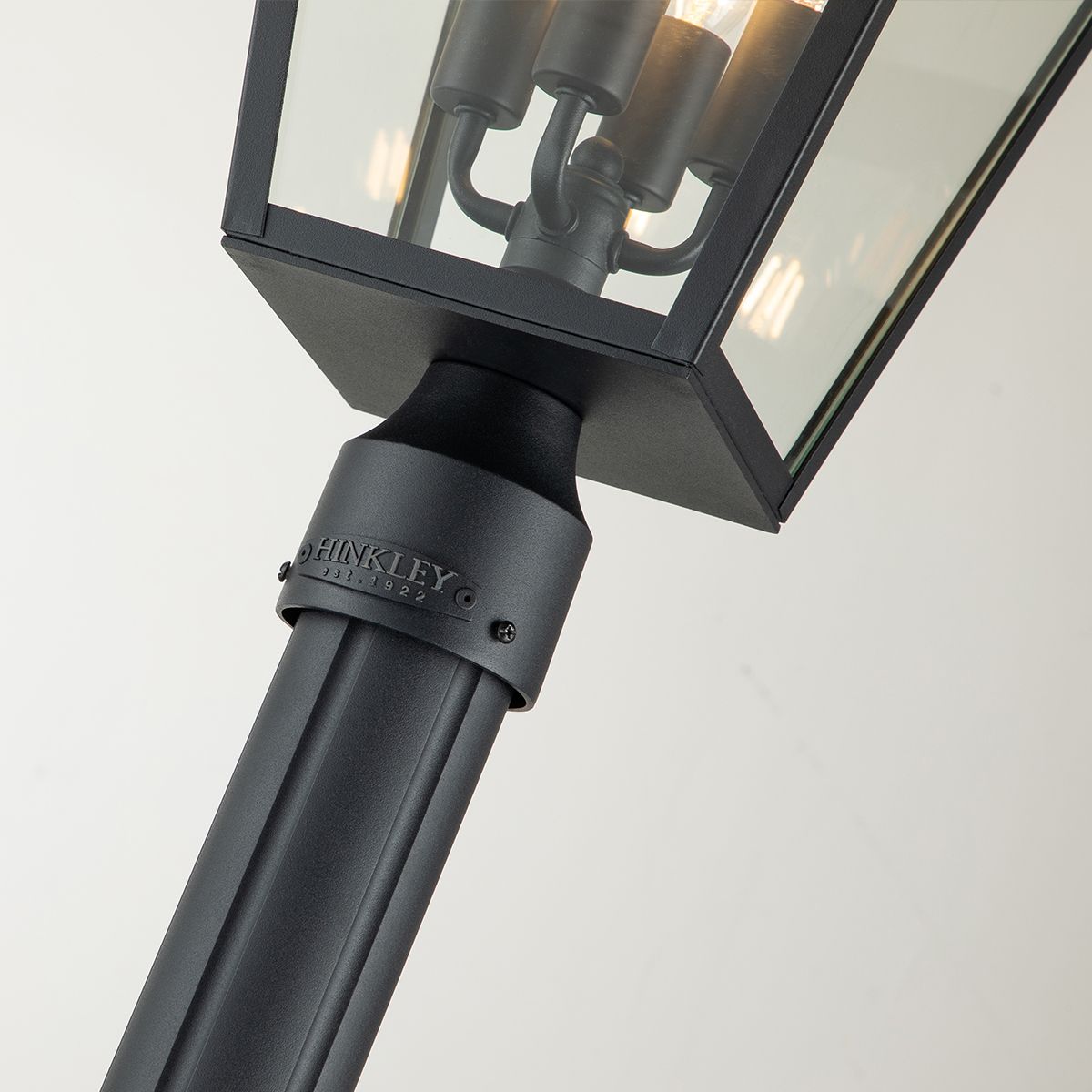 Lamp Post Lantern In Museum Black Finish IP44