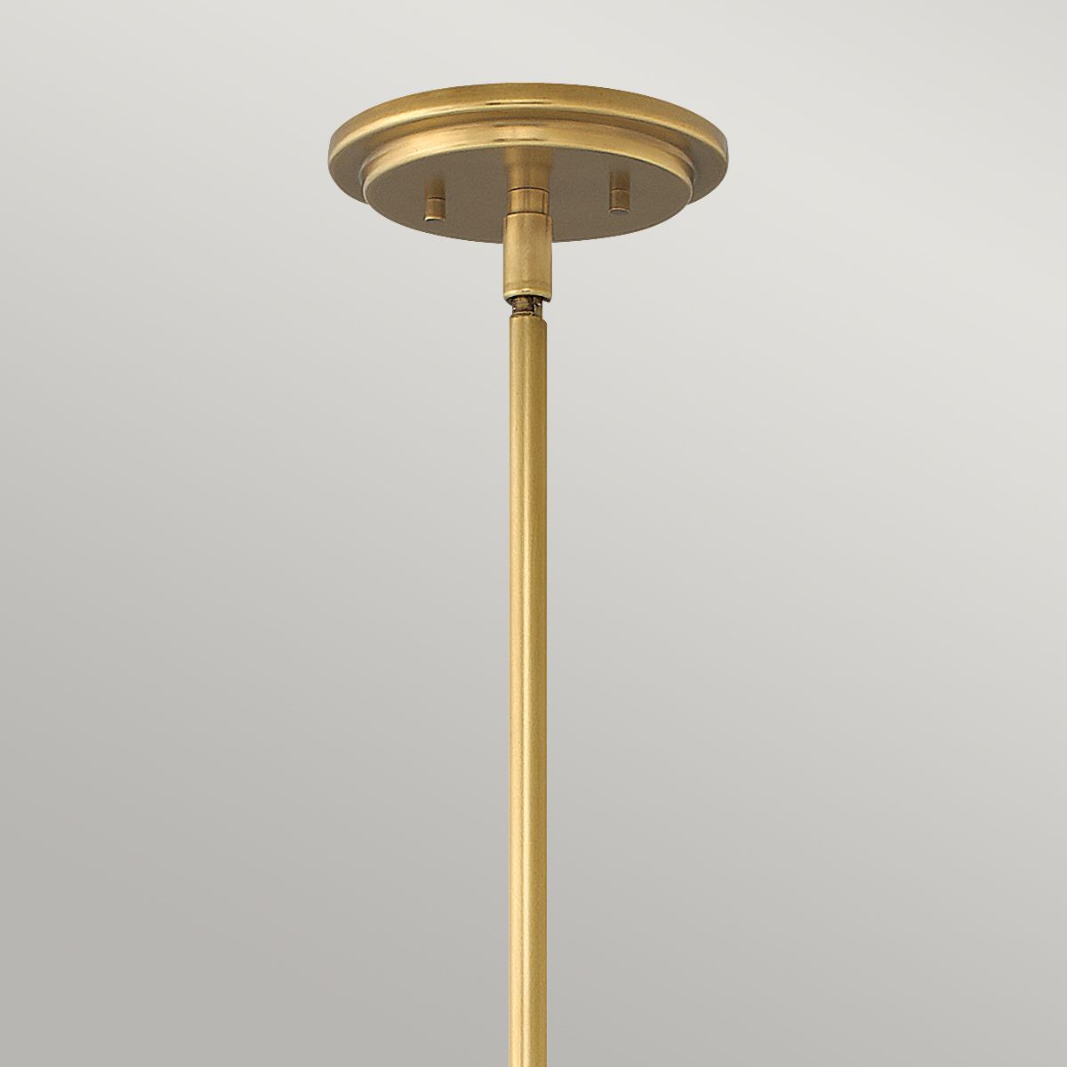 Ceiling Pendant In Heritage Brass With Opal Glass