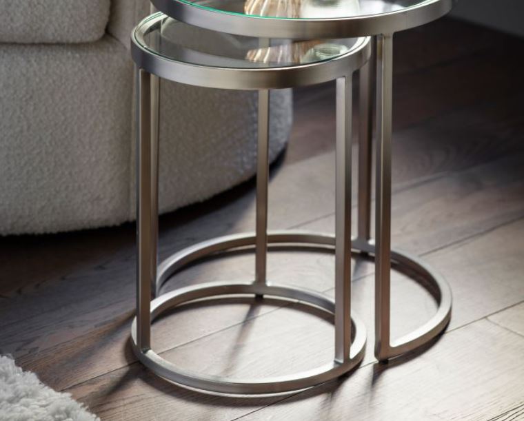 Rowe Nest Tables Silver